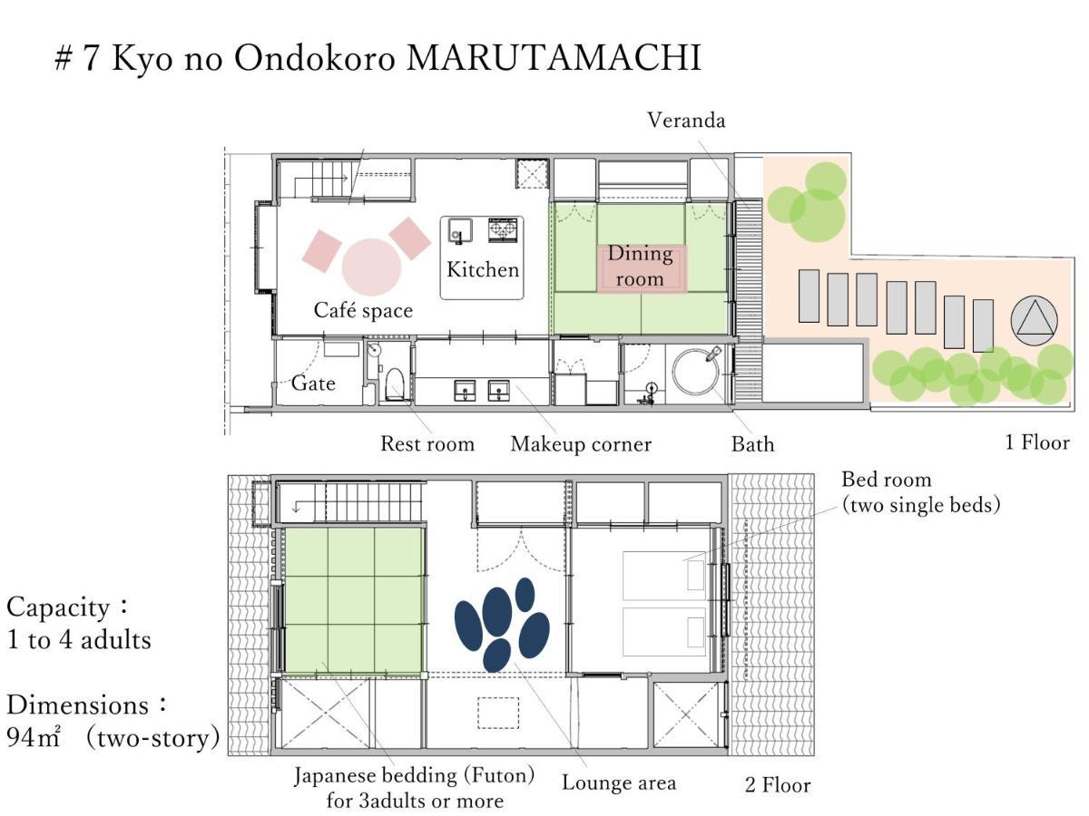 京都Kyo No Ondokoro Marutamachi #7别墅 外观 照片
